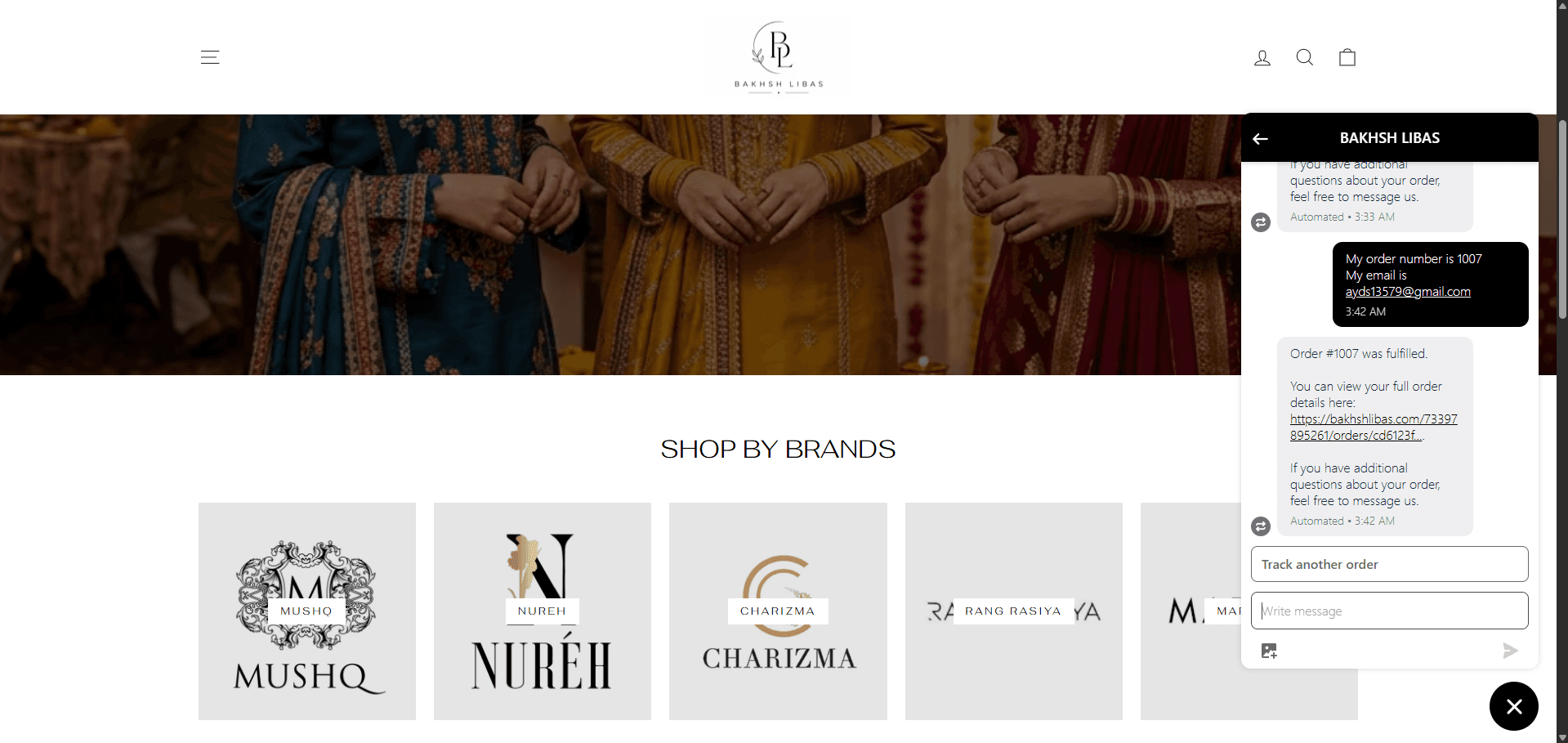 Bakhsh Libas - E-commerce Store