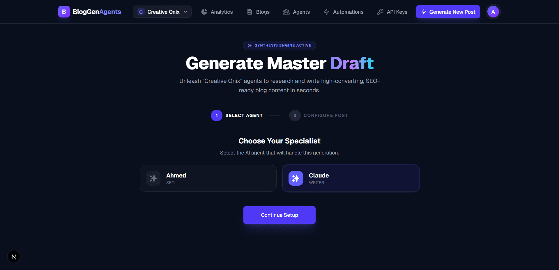 AI Blogs Generation Platform
