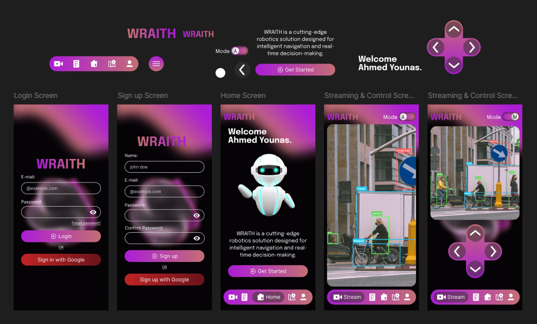 WRAITH - Mobile App